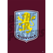 Aston Villa FC Crest Poster