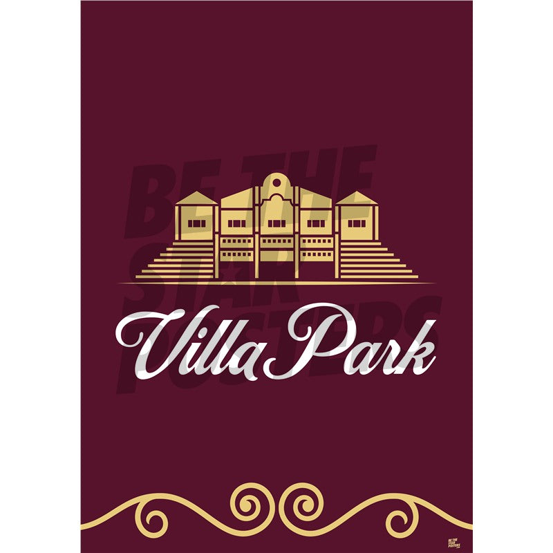 Aston Villa FC Villa Park Graphic Poster
