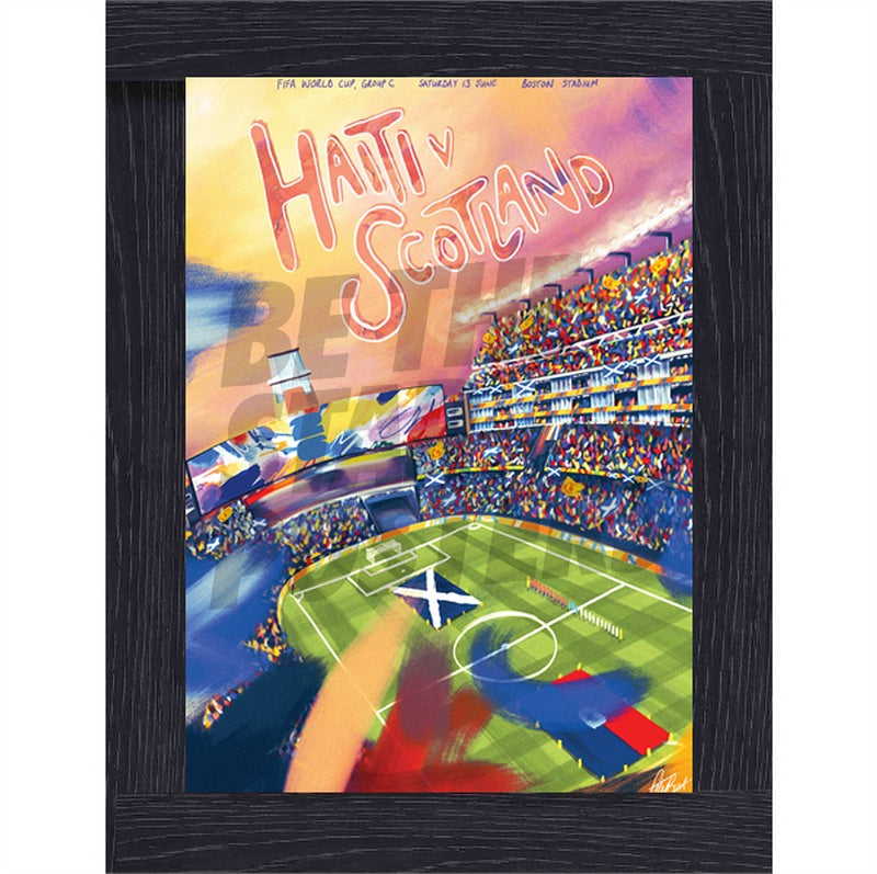 Scotland v Haiti Matchday Print | World Cup 2026 Series