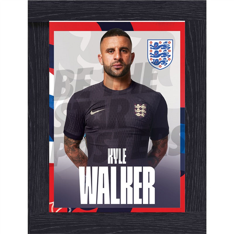 England Walker 24/25 Away Headshot Poster