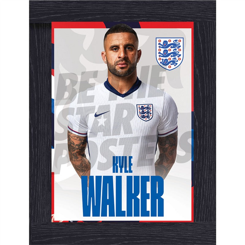 England Walker 24/25 Home Headshot Poster