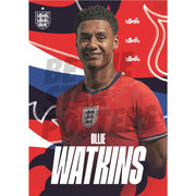 Ollie Watkins England 26/27 Away Headshot Poster