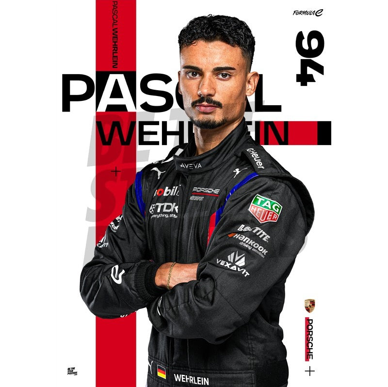 Pascal Wehrlein Formula E Porsche Season 12 Poster