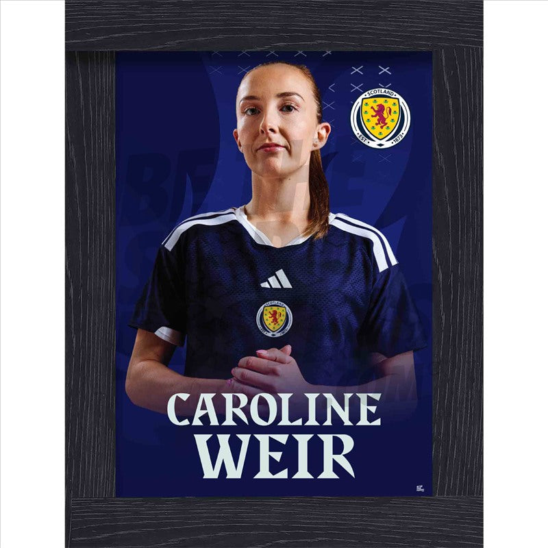 Scotland Caroline Weir 25/26 Headshot Poster