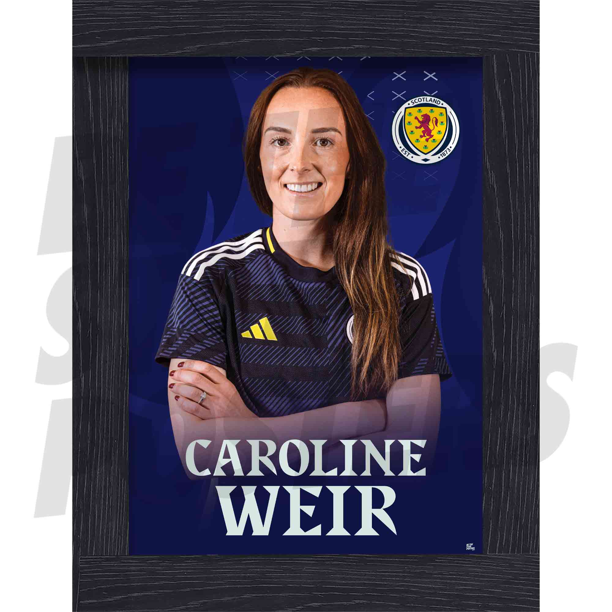 Scotland Caroline Weir 25/26 Home Headshot Poster