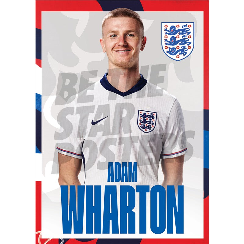 England Wharton 24/25 Home Headshot Poster