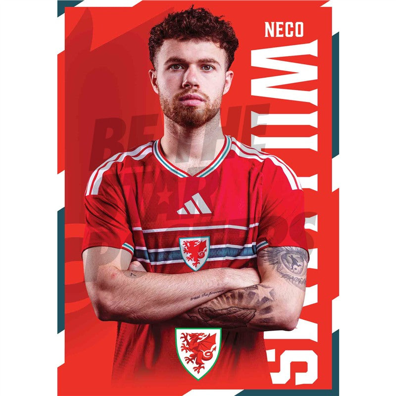 Wales Neco Williams 2026 Headshot Poster