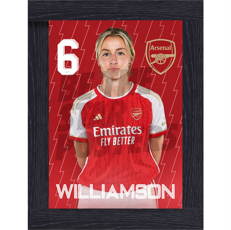 Arsenal Women FC Williamson 23/24 Headshot Poster
