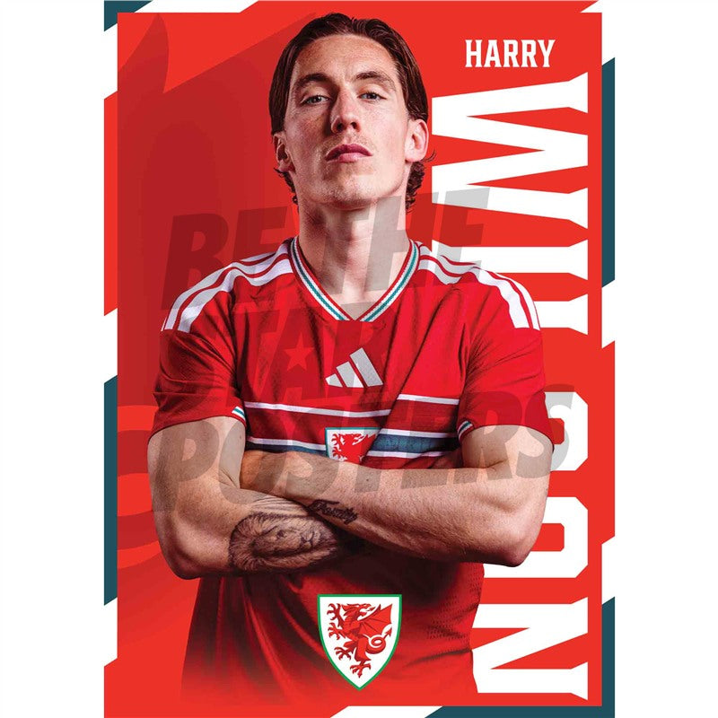 Wales Harry Wilson 2026 Headshot Poster
