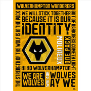 Wolverhampton Wanderers FC Word Poster