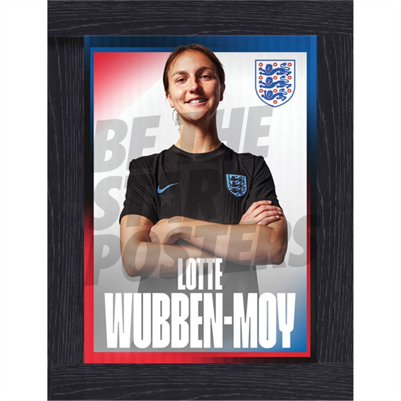 Lionesses Wubben-Moy 25/26 Away Headshot Poster