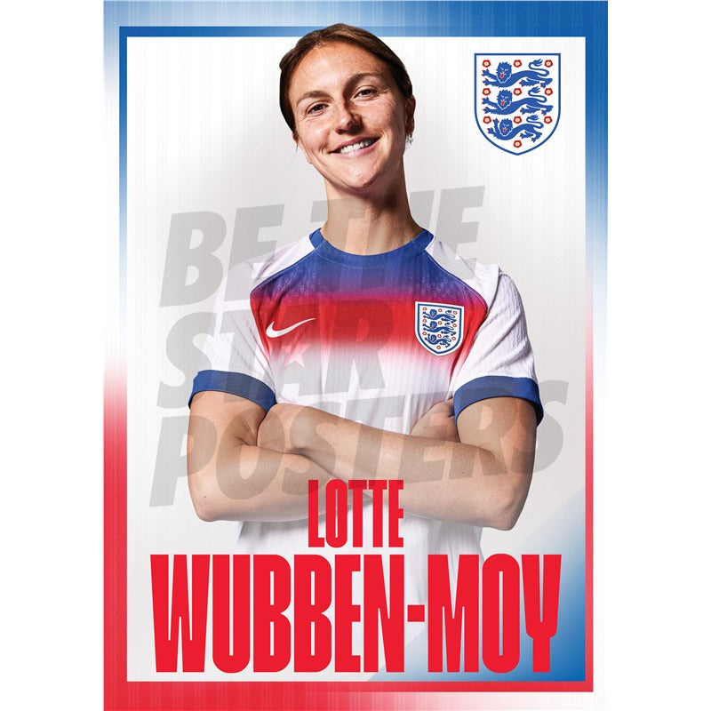 Lionesses Wubben-Moy 25/26 Home Headshot Poster