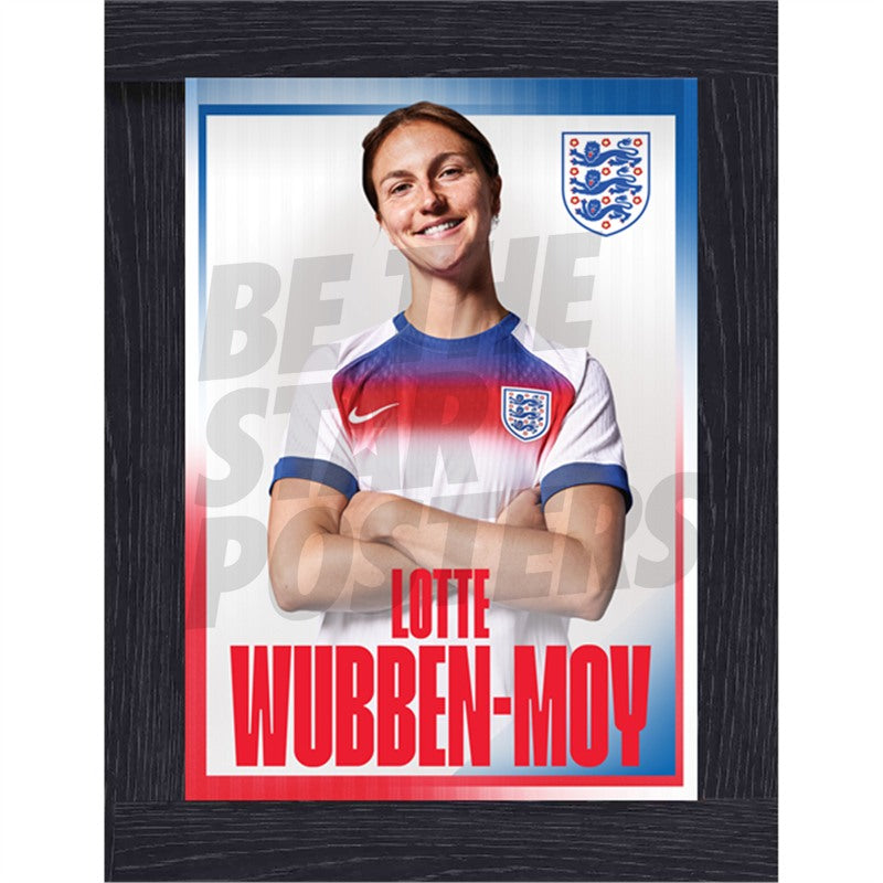 Lionesses Wubben-Moy 25/26 Home Headshot Poster