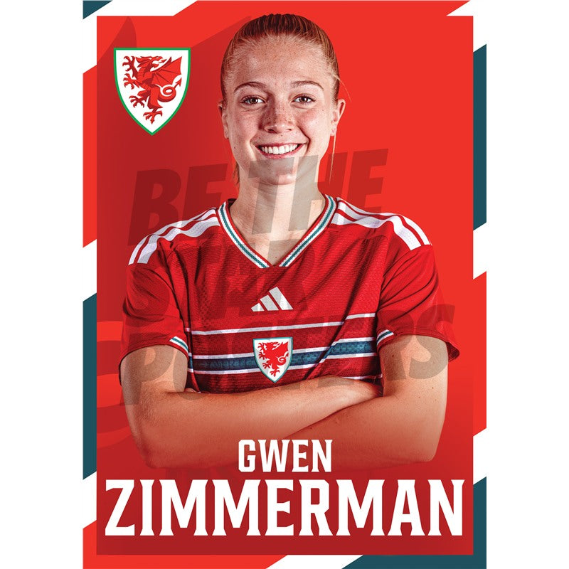 Wales Women Gwen Zimmerman 2026 Headshot Poster
