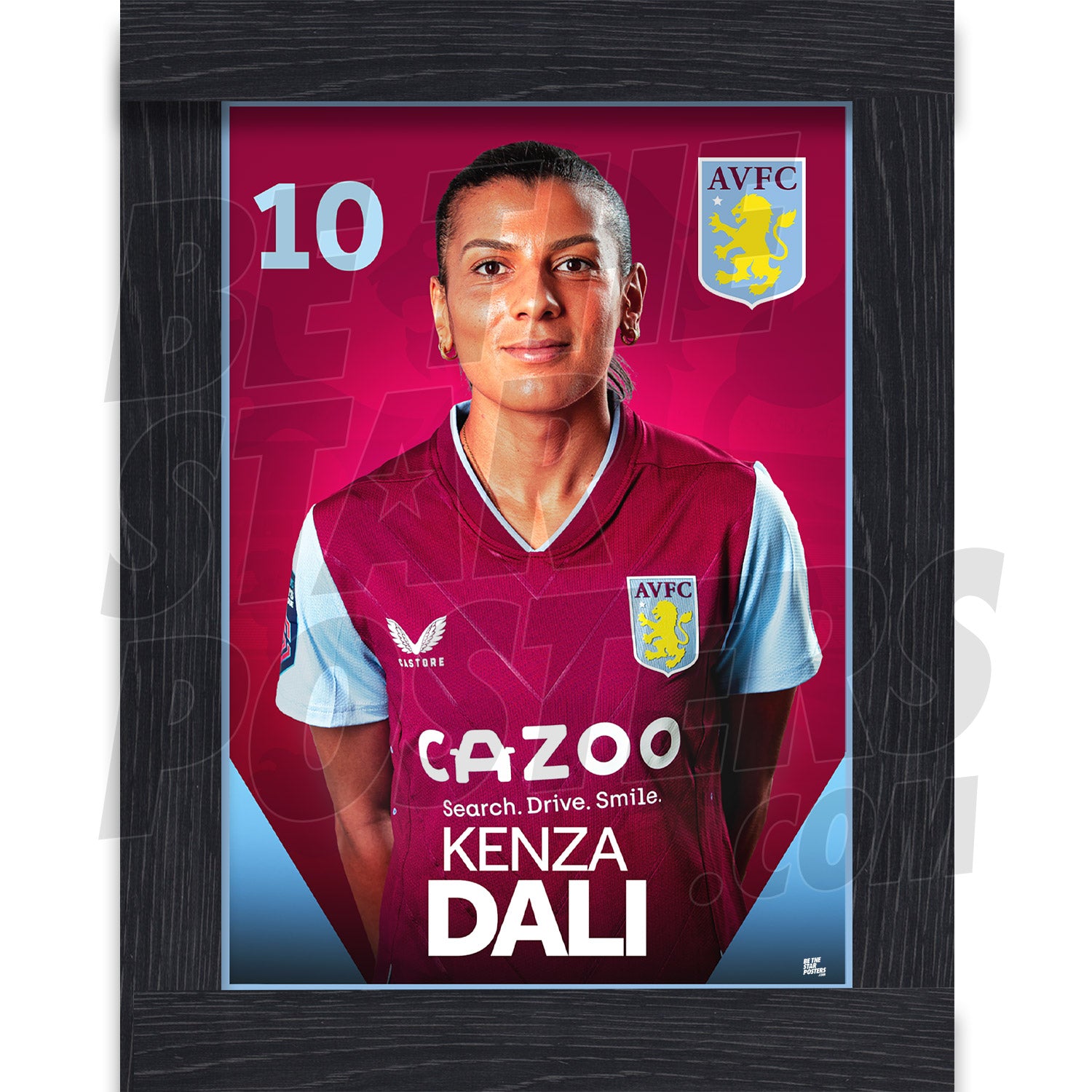 Aston Villa FC Kenza Dali 22/23 Headshot Poster
