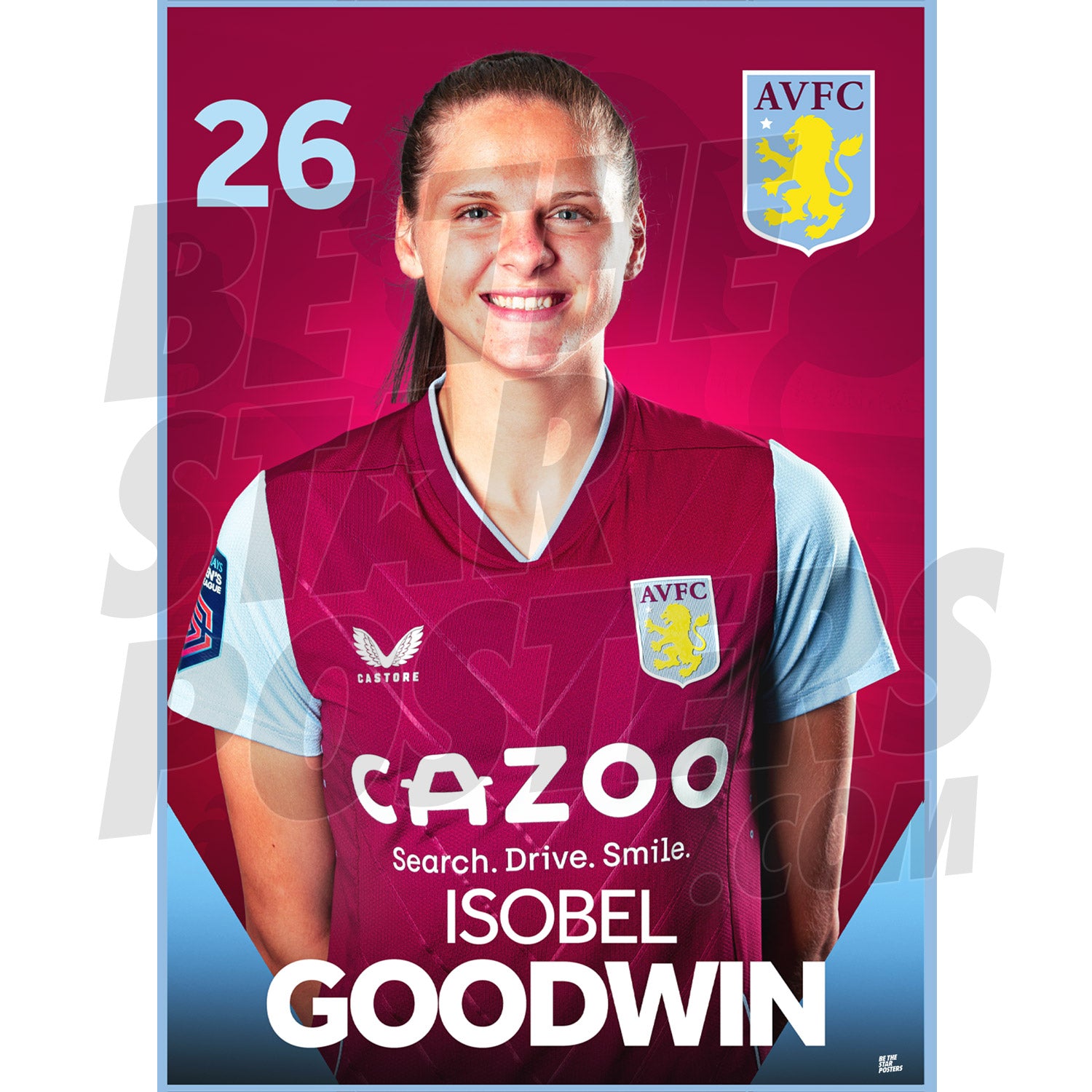 Aston Villa FC Isobel Goodwin 22/23 Headshot Poster