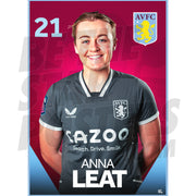 Aston Villa FC Anna Leat 22/23 Headshot Poster
