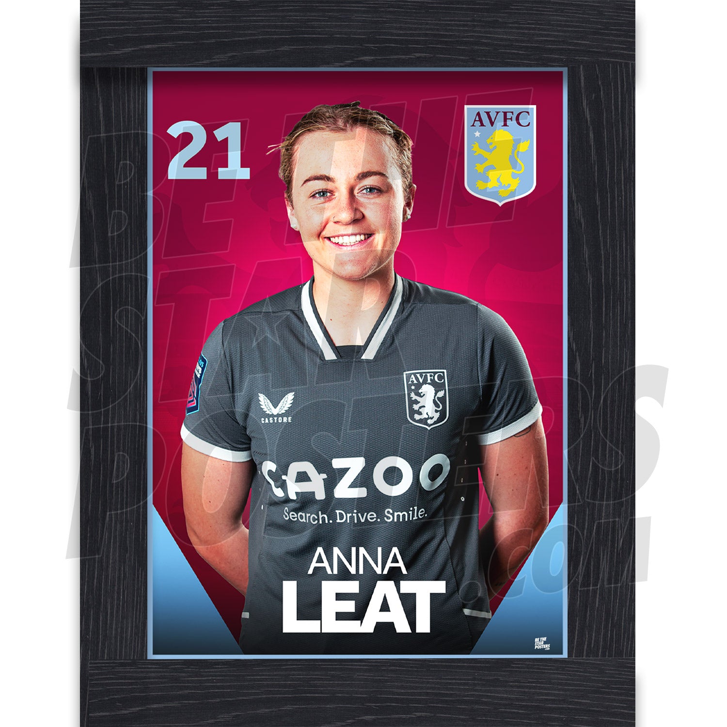 Aston Villa FC Anna Leat 22/23 Headshot Poster