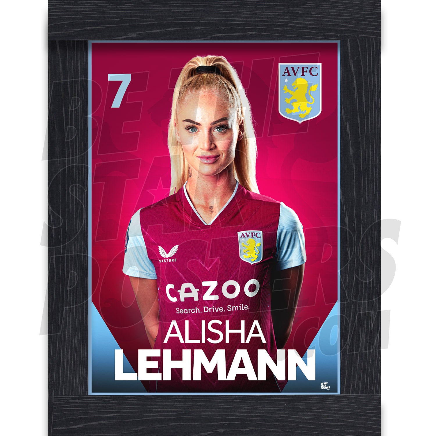 Aston Villa FC Alisha Lehmann 22/23 Headshot Poster