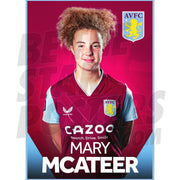Aston Villa FC Mary Mcateer 22/23 Headshot Poster