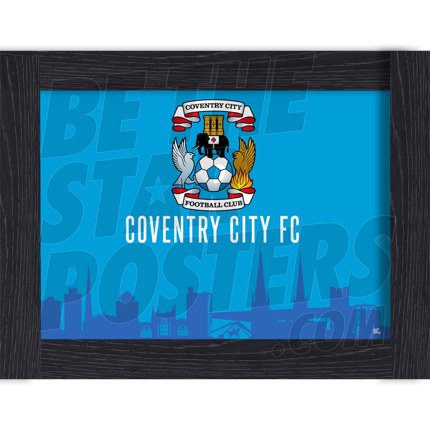 Coventry City FC Skyline Poster