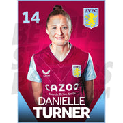 Aston Villa FC Danielle Turner 22/23 Headshot Poster