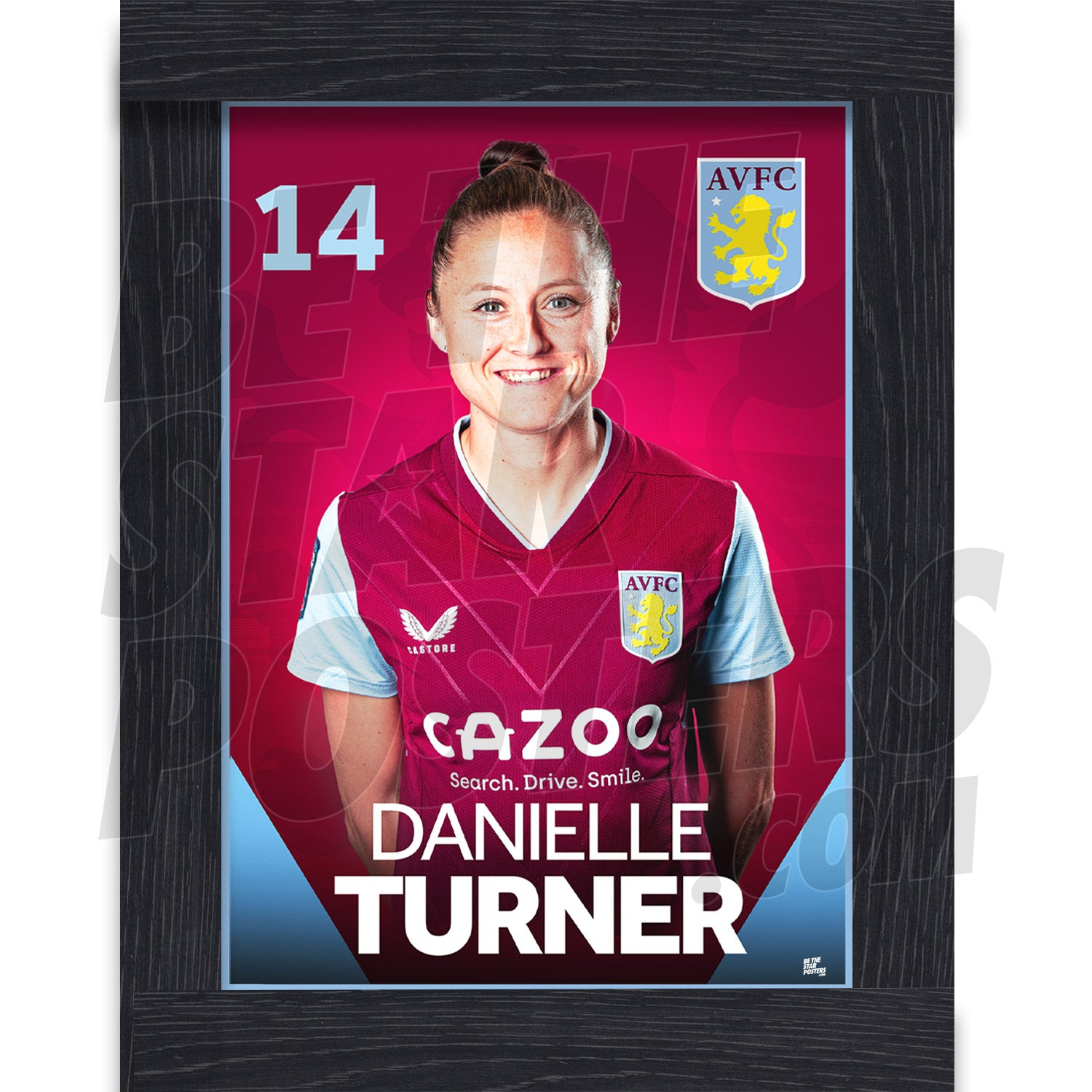 Aston Villa FC Danielle Turner 22/23 Headshot Poster