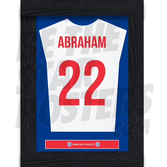 Abraham England Framed Shirt Poster A4 20/21
