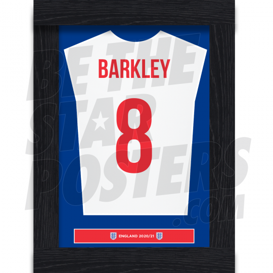 Barkley England Framed Shirt Poster A4 20/21