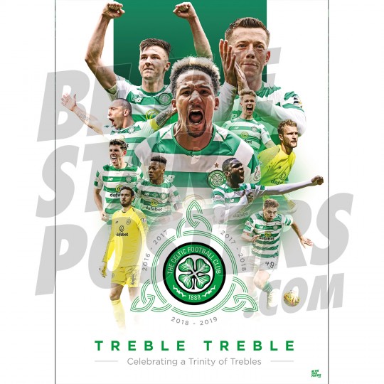 Celtic FC A3 Trinity Poster