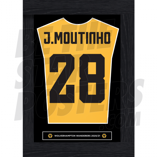 J.Moutinho Wolverhampton Framed Shirt Poster 20/21