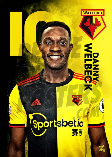 Watford FC A3 Welbeck 19/20 Player Poster