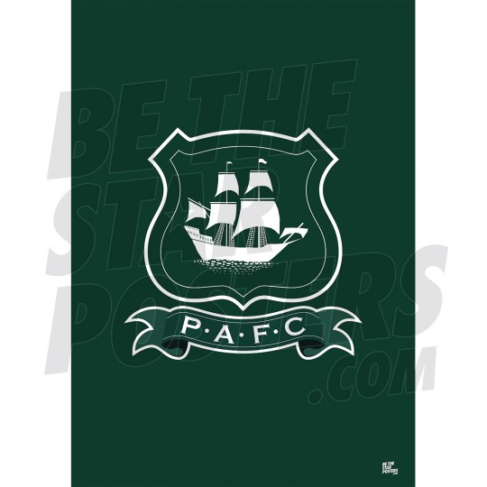 Plymouth Argyle FC A3 Crest Poster