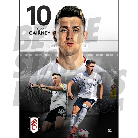 Fulam FC A3 Cairney 19/20 Player Poster