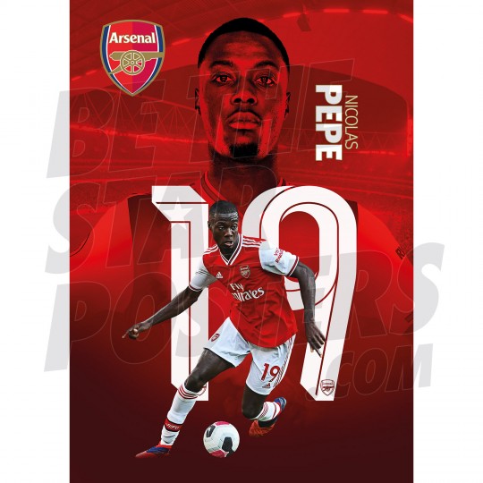 Pepe Arsenal FC 19/20 Action Poster A2/A3/A4