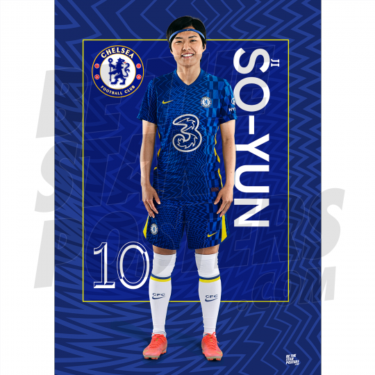 So-Yun Chelsea FC Headshot Poster A3 21/22