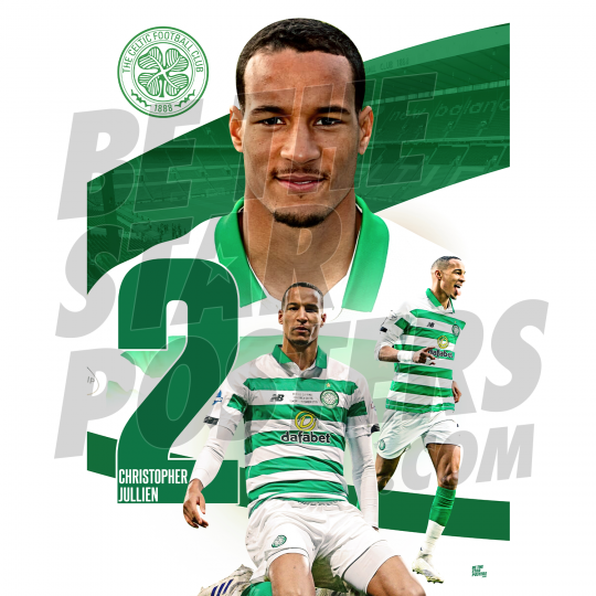 Celtic FC A3 Jullien 19/20 Player Poster