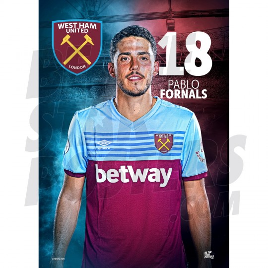 West Ham United FC Fornals A3 Poster 20/21