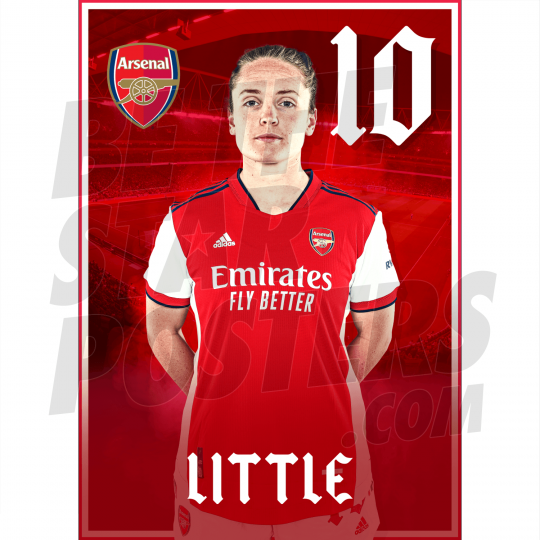 Little Arsenal FC Headshot Poster A4 21/22