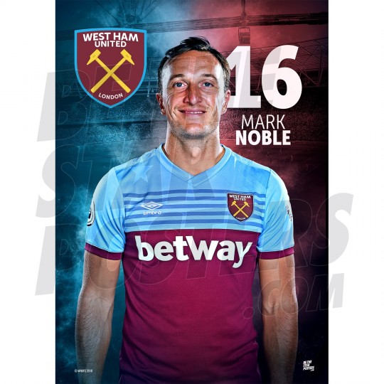 West Ham United FC Noble A3 Poster 20/21