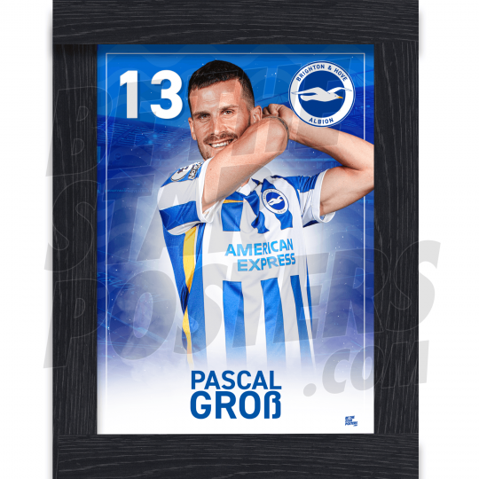 Grob BHAFC Framed Headshot Poster A3 21/22