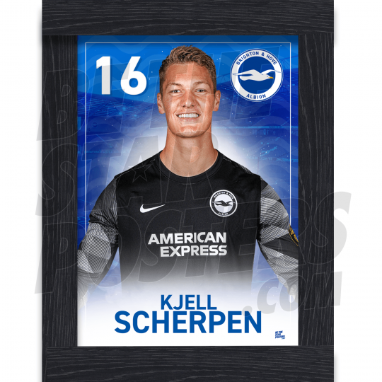 Scherpen BHAFC Framed Headshot Poster A4 21/22