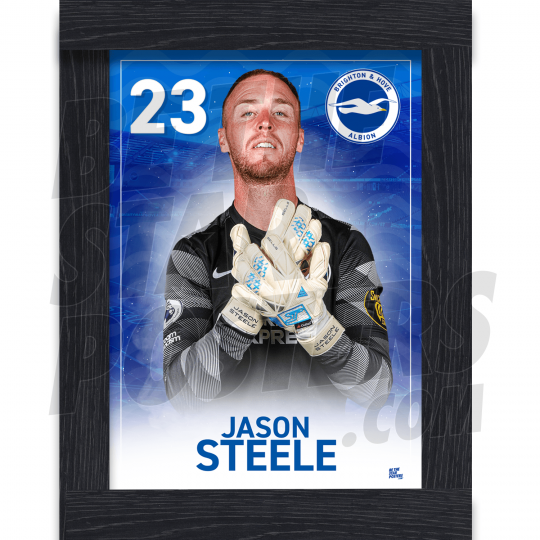 Steele BHAFC Framed Headshot Poster A4 21/22