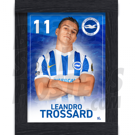 Trossard BHAFC Framed Headshot Poster A4 21/22
