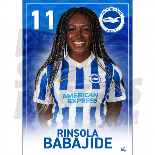 Babajide BHAFC Headshot Poster A4 21/22
