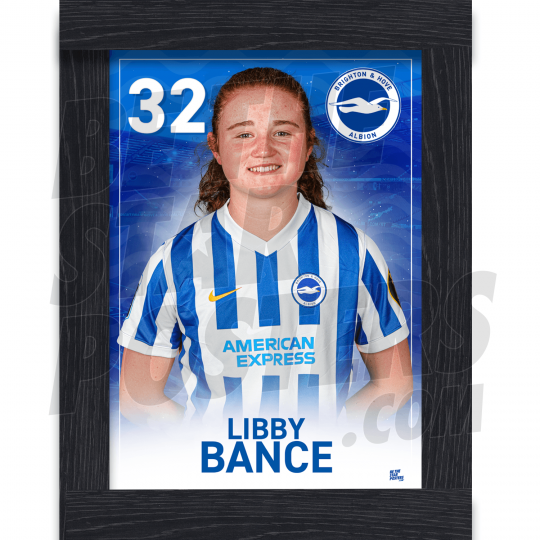 Bance BHAFC Framed Headshot Poster A4 21/22