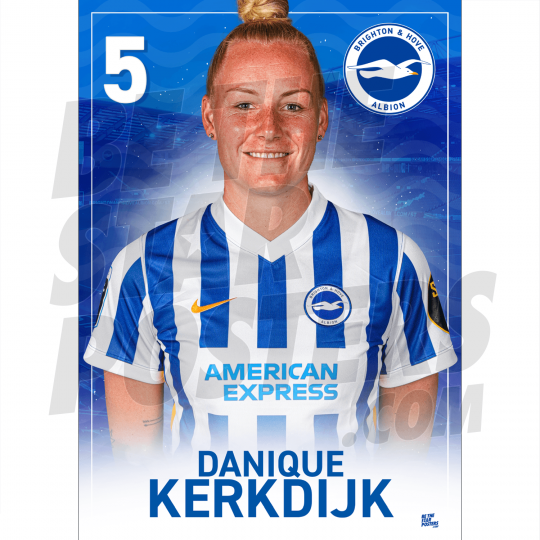 Kerkdijk BHAFC Headshot Poster A3 21/22