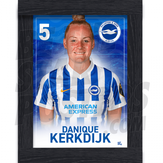 Kerkdijk BHAFC Framed Headshot Poster A3 21/22