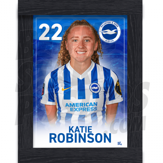 Robinson BHAFC Framed Headshot Poster A3 21/22