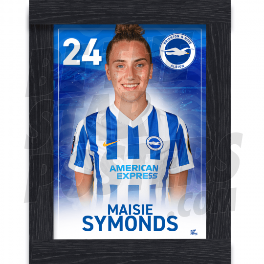 Symonds BHAFC Framed Headshot Poster A3 21/22